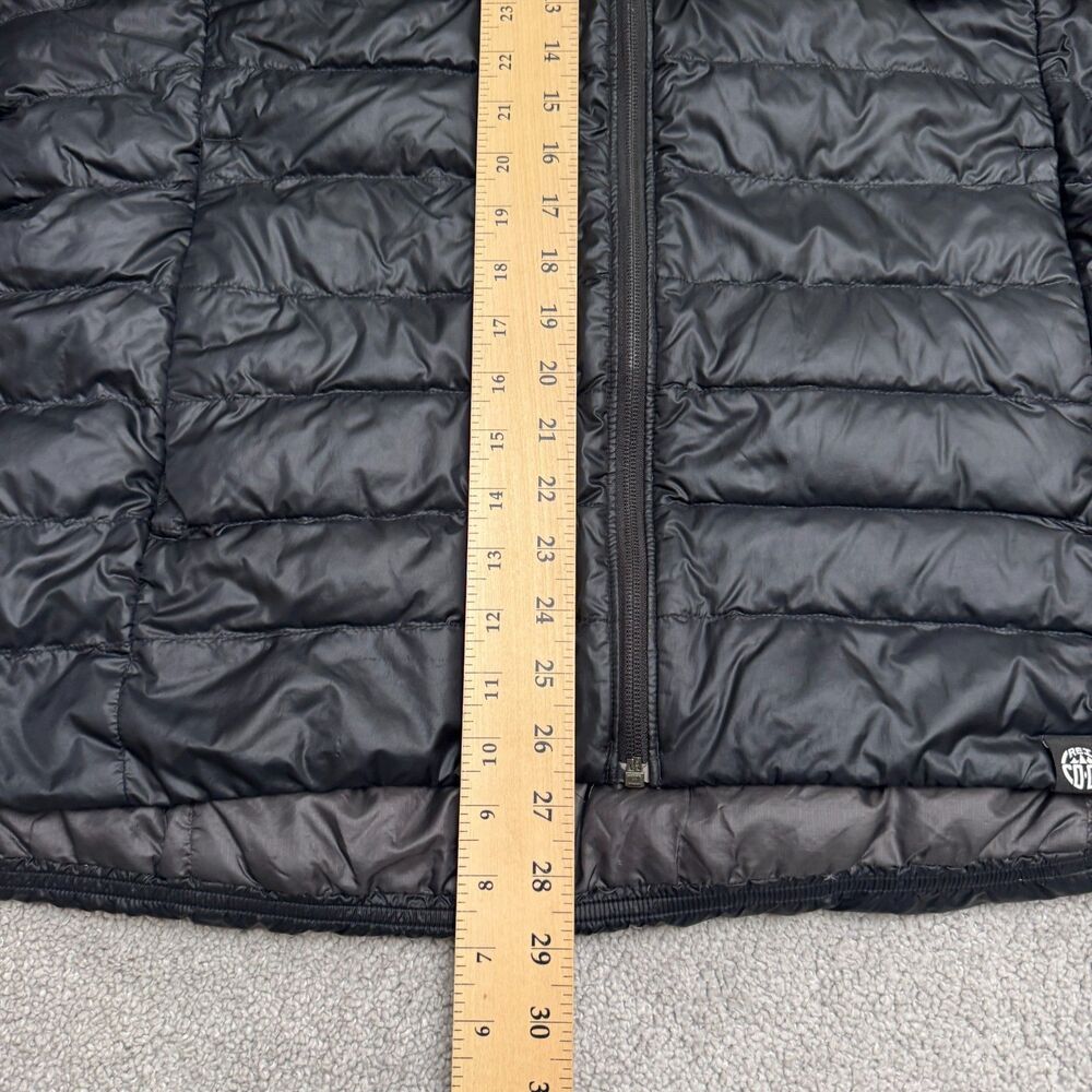 REI Co-Op Down Puffer Jacket Mens Large Black Full Zip Insulated Lightweight - Picture 11 of 16